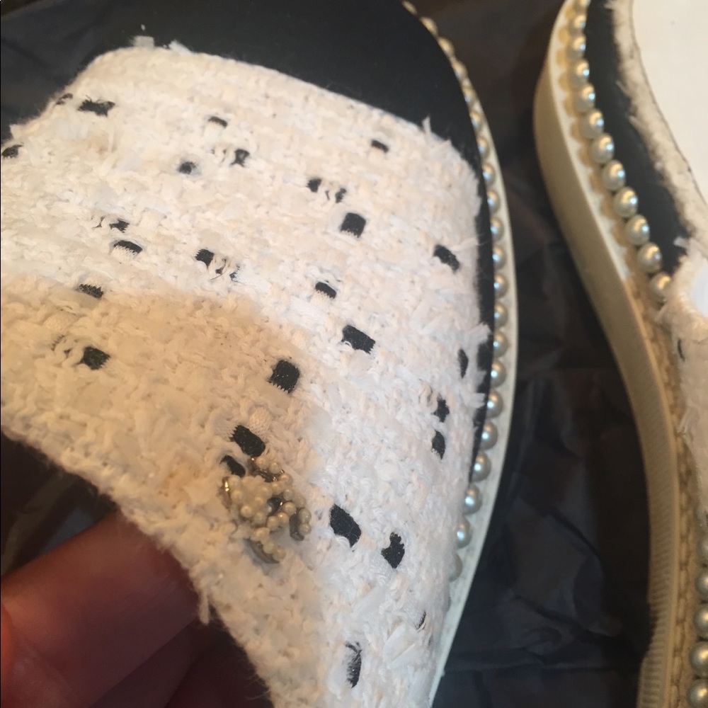 Chanel tweed mules - Picture 5 of 8
